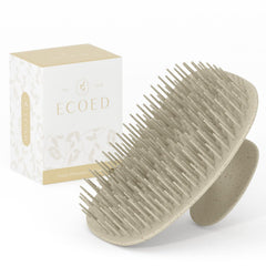 ecoed scalp massager brush delivers a soothing massage while cleansing the scalp