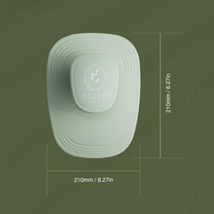 Ecoed scalp scrubber close-up exfoliates dead skin cells for healthier-looking hair.