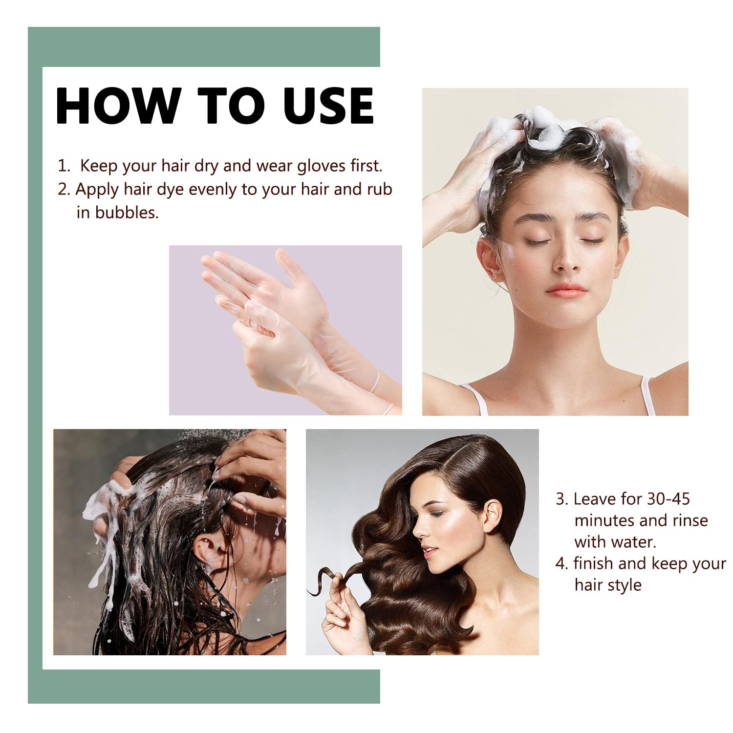 ECOFAN Dexe application on wet hair with massage for even coating.