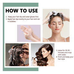 ECOFAN Dexe application on wet hair with massage for even coating.