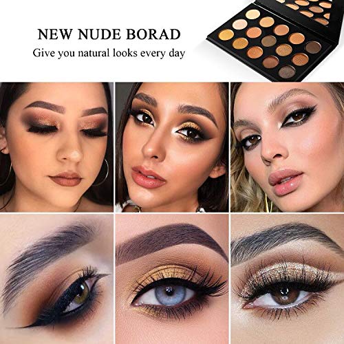 EcoFavor Nude Gold: sombras metalizadas para efectos brillantes en el párpado.