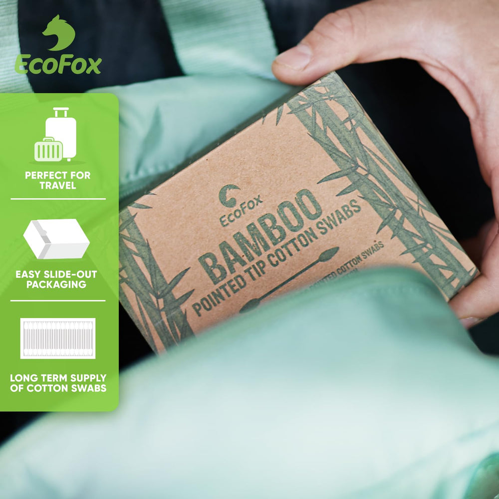 EcoFox bamboo-core swabs highlight natural, eco-friendly design for everyday use