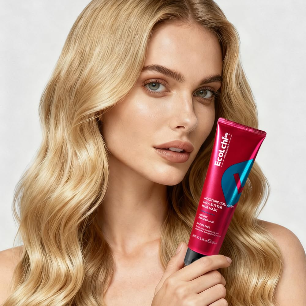 ECOLCHIPRO aplicación de mascarilla sobre cabello para reparación