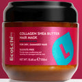 ECOLCHIPRO Collagen Shea Butter Hair Mask – Deep Repair, All Hair Types, 18.6 oz (550 ml)