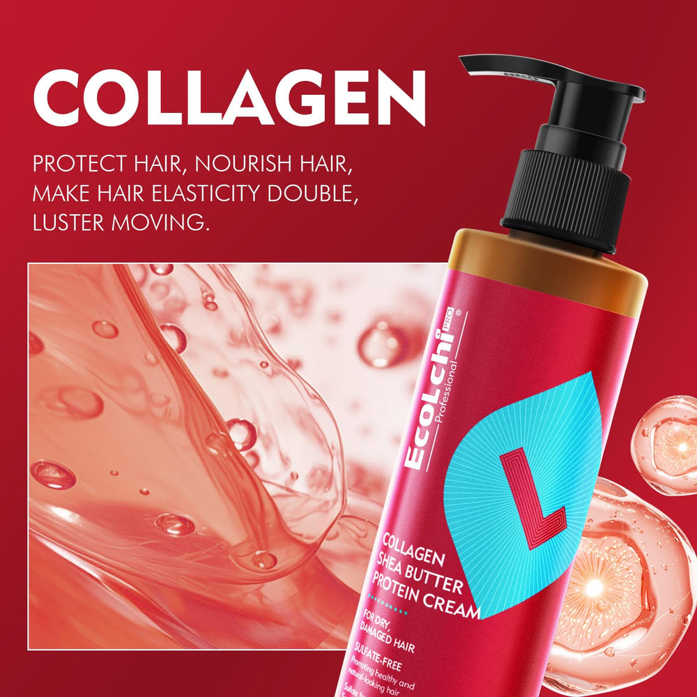 ECOLCHIPRO Ingredientes naturales: colágeno y keratina fortalecen la fibra capilar.