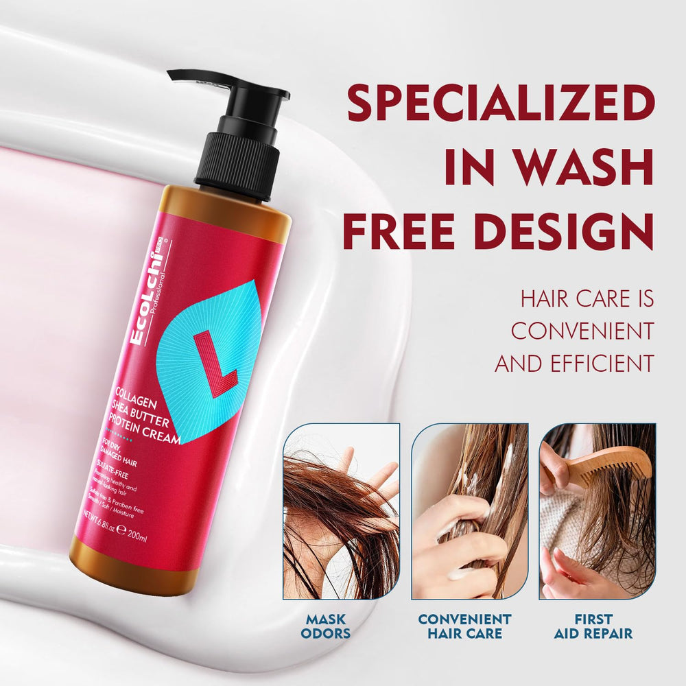 ECOLCHIPRO Proteínas e hidratación para cabello dañado, resultado suave.