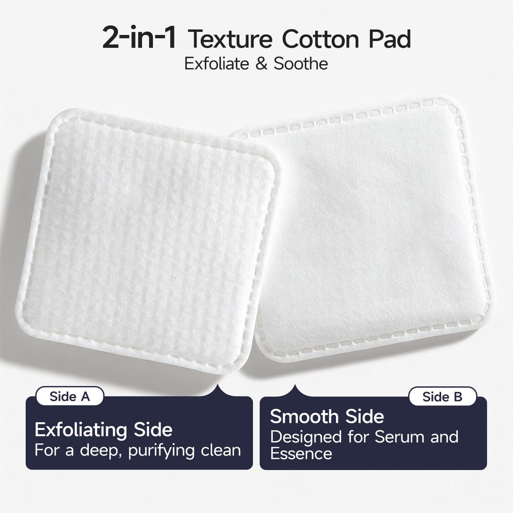 ecolook triple-layer pad reinforced edges closeup showing lint-free design.