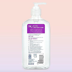 ECOS lavender hand soap with pump shows rich foaming lather for daily use.