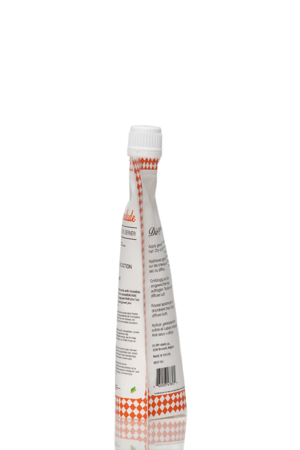 Ecoslay Orange Marmalade wash-day look showcasing versatile hold.