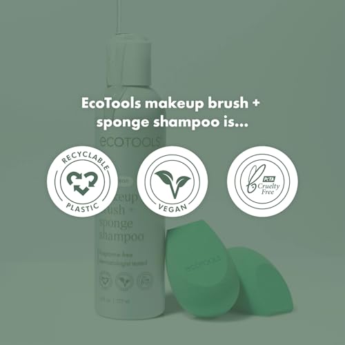 EcoTools 90% makeup removal claim on packaging demonstrates effective cleansing.