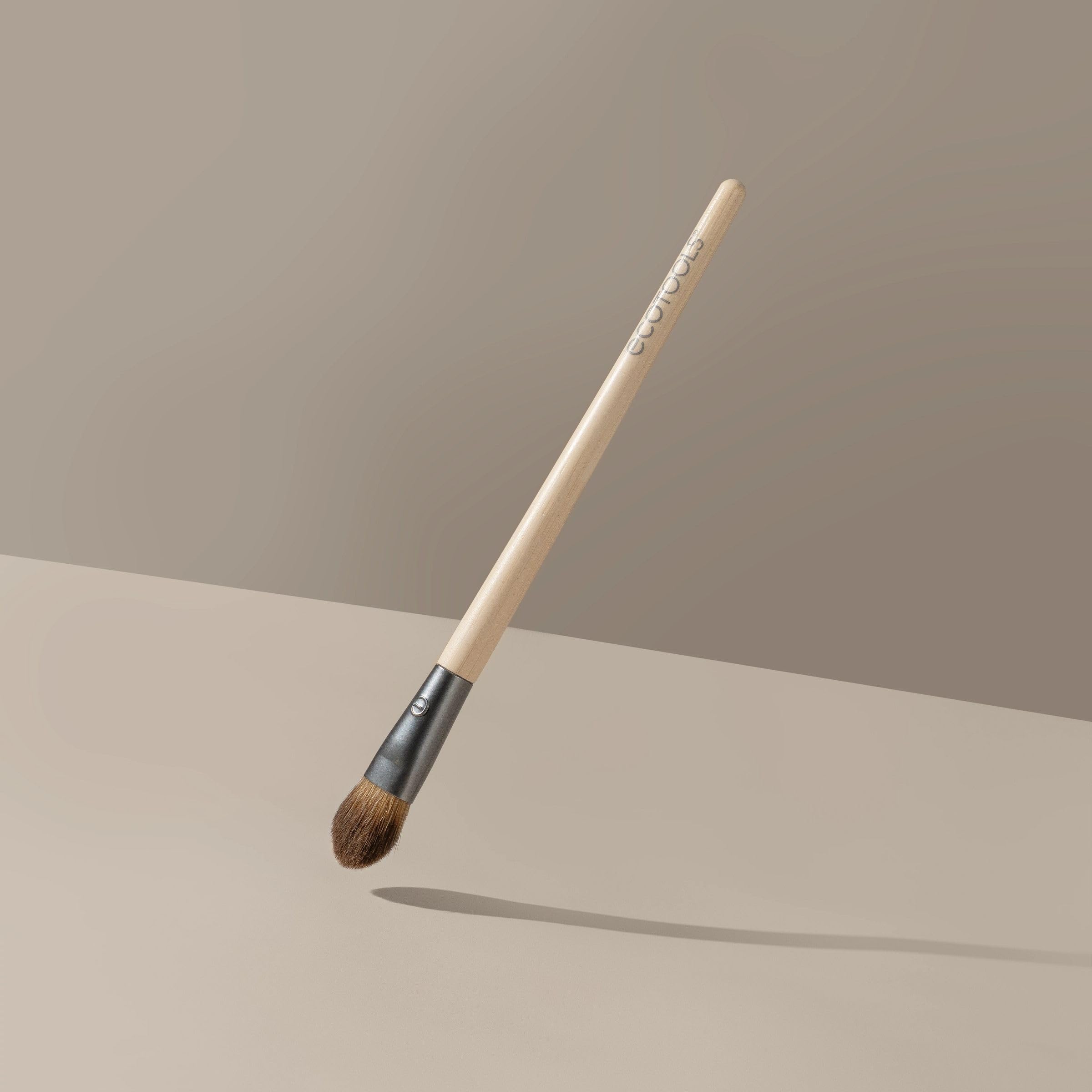 EcoTools All-Over Eye Brush aluminum ferrule ensures durable, precise blending.