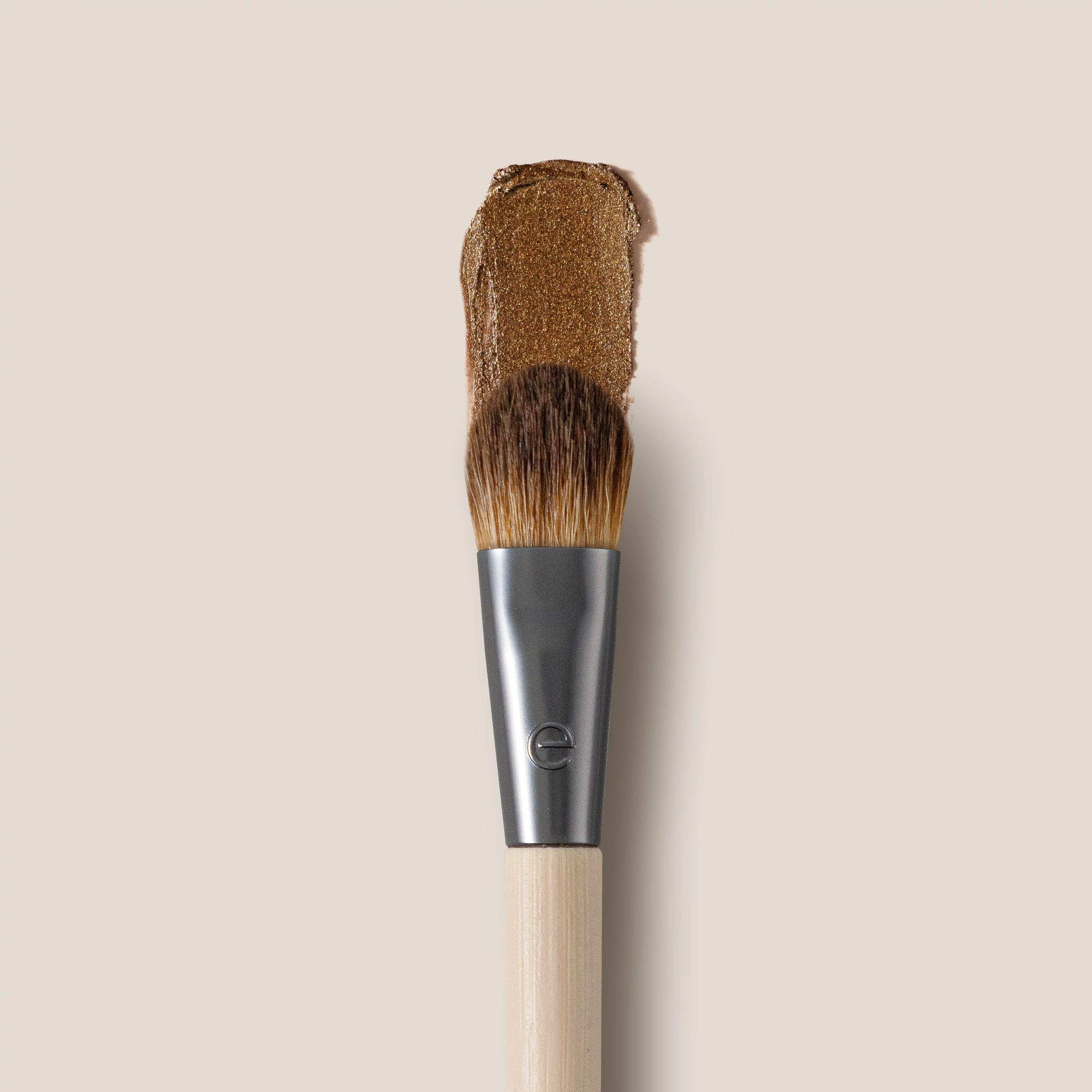 EcoTools All-Over Eye Brush bamboo handle offers comfortable daily use.