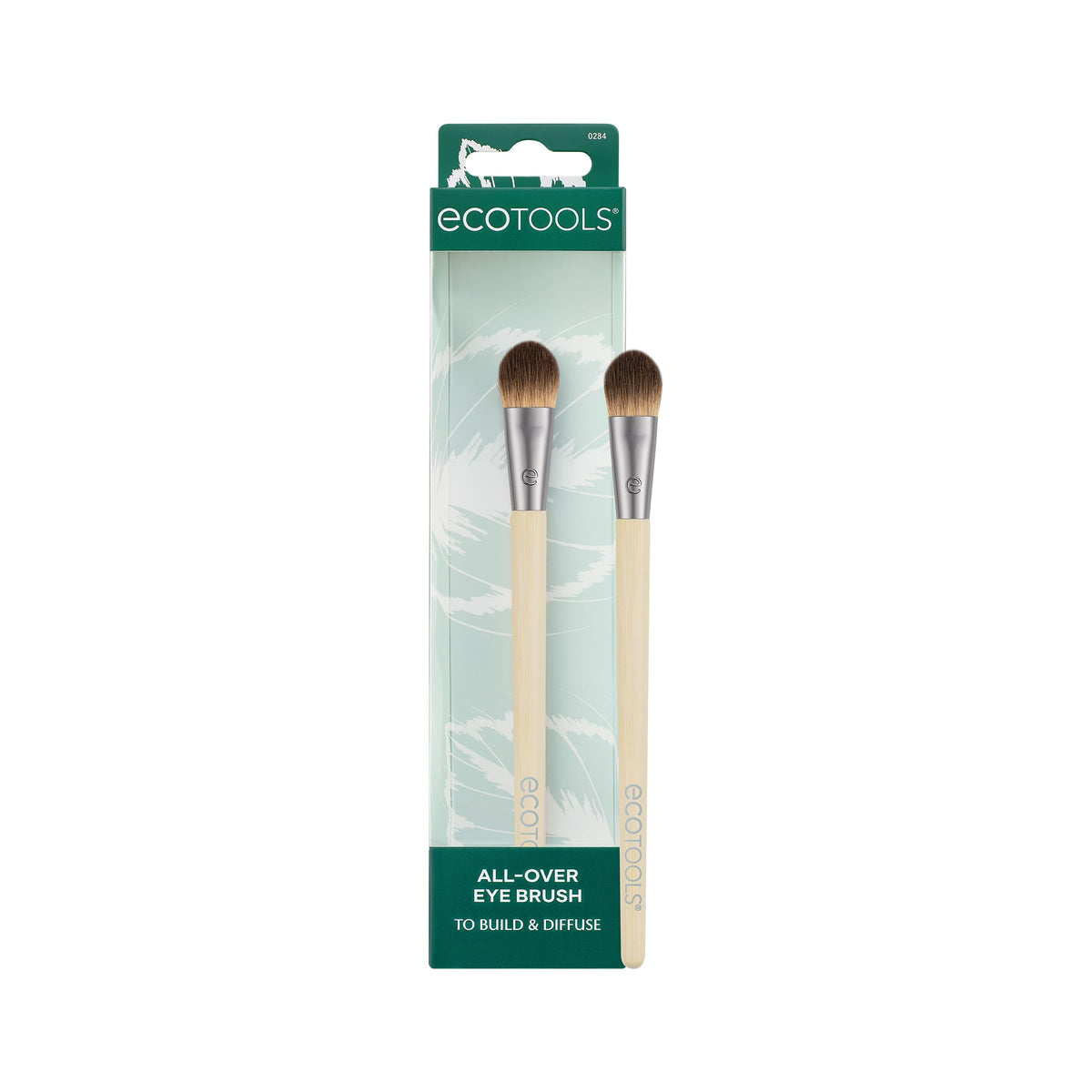 EcoTools All-Over Eye Brush fluffy head blends lid and crease for smooth color.