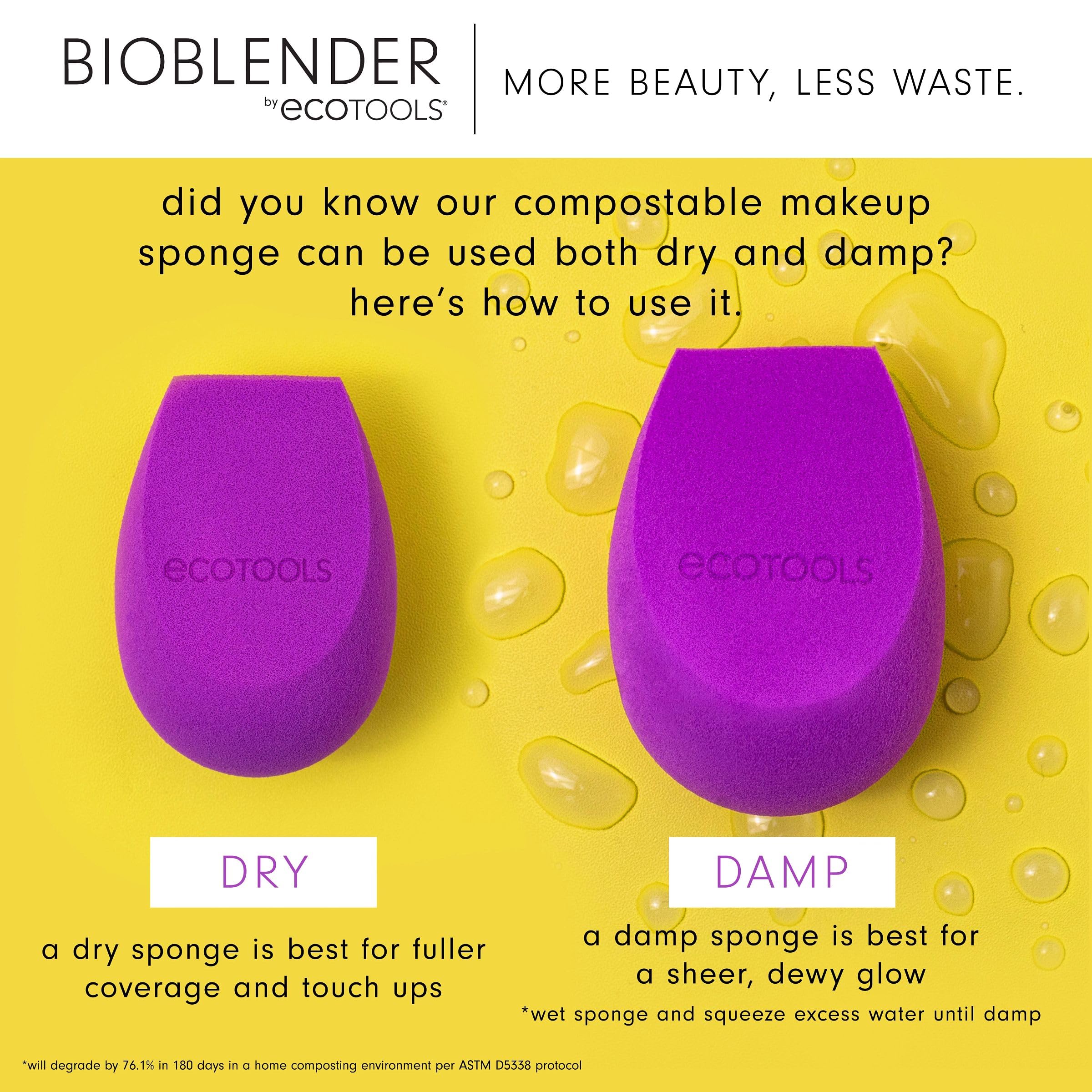 Damp use delivers light, buildable coverage for natural looks.