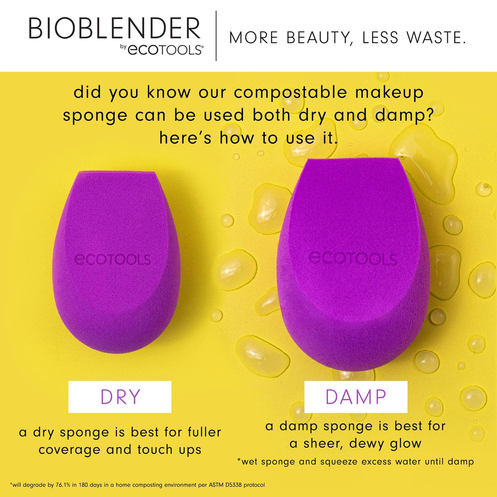 Damp use delivers light, buildable coverage for natural looks.