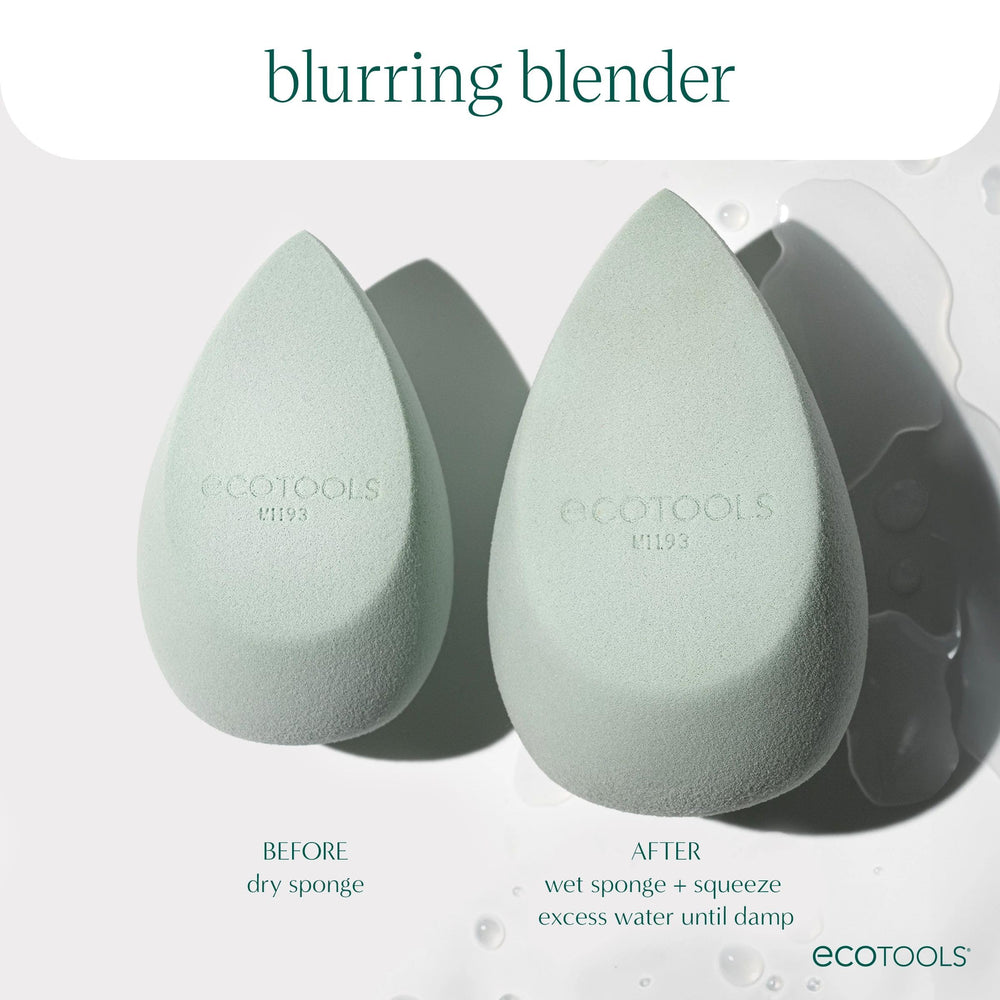 EcoTools Blurring Blender double-sided edge supports precise application and concealing.