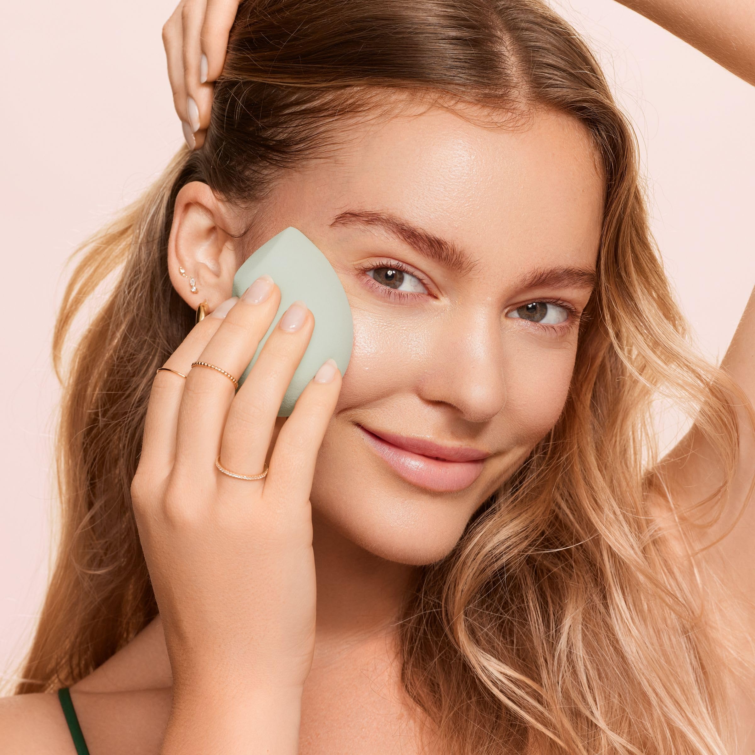 EcoTools sponge is easy to clean with our gentle shampoo.