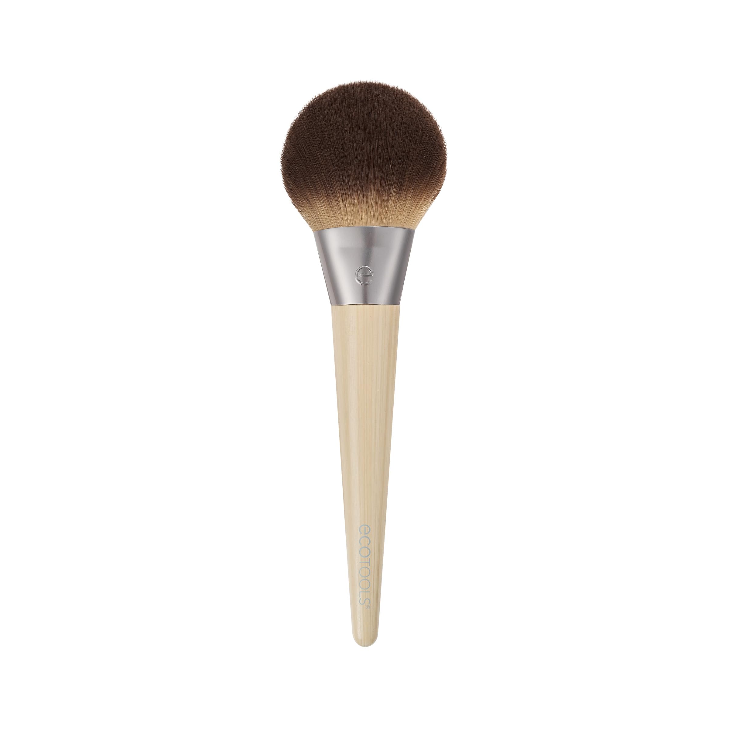 EcoTools Blurring Powder Brush fluffy bristles close-up for seamless blending