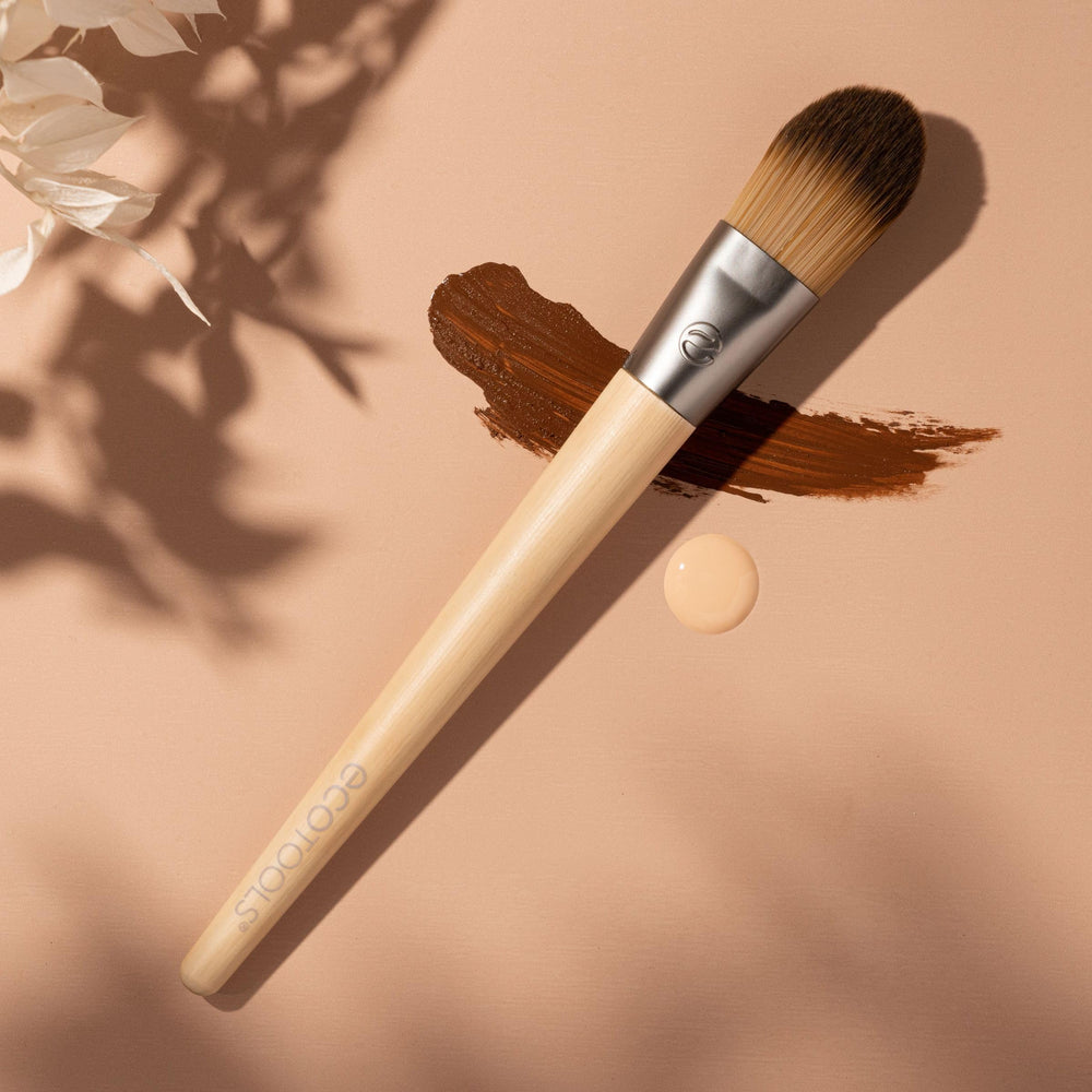 EcoTools Classic Foundation Brush ideal for cream foundation application.