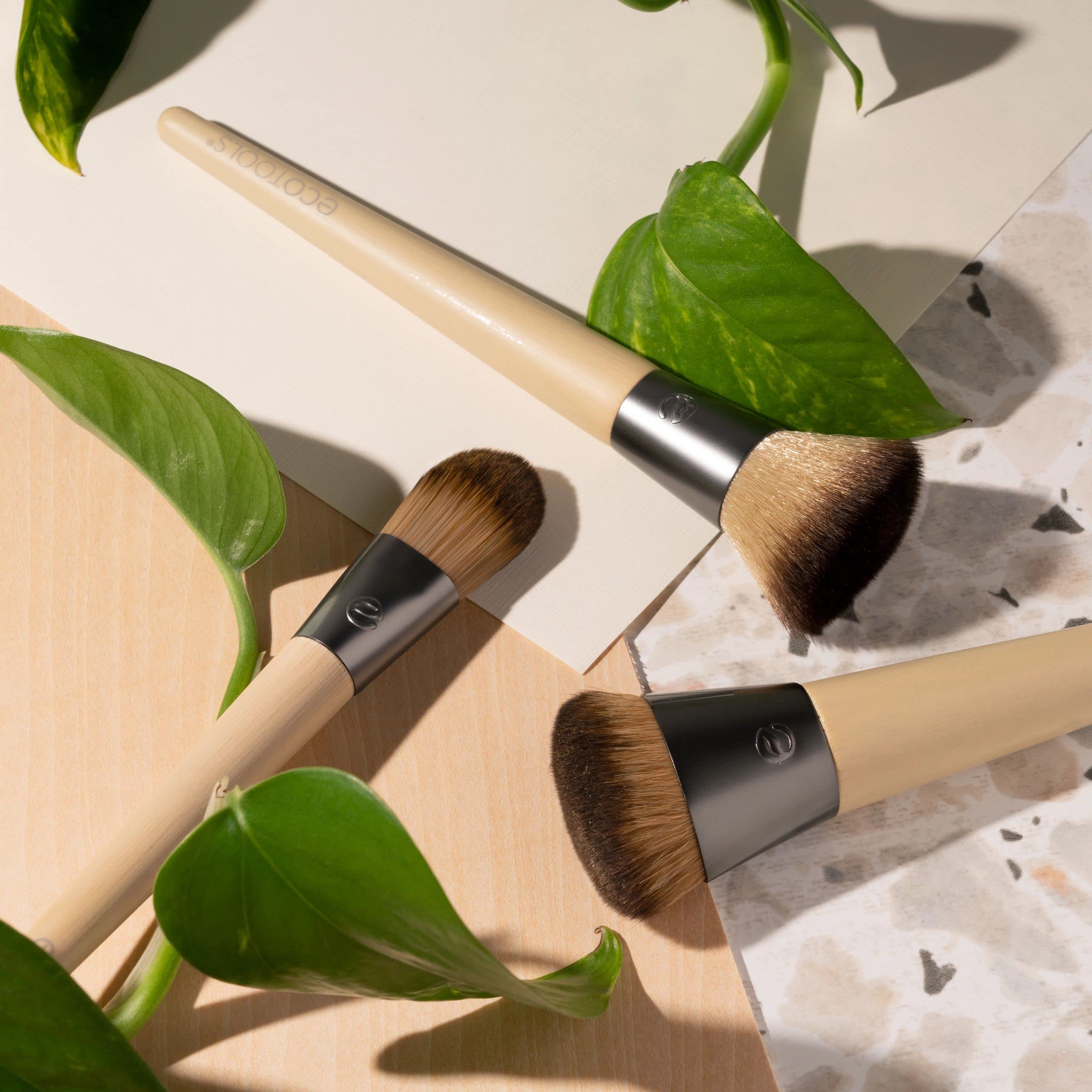 EcoTools Classic Foundation Brush blends stick foundations smoothly.