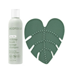EcoTools cleansing pad with suction cup for mess-free brush cleaning