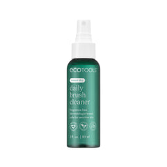 EcoTools Daily Brush Cleaner bottle front shows quick-dry formula for fast refresh