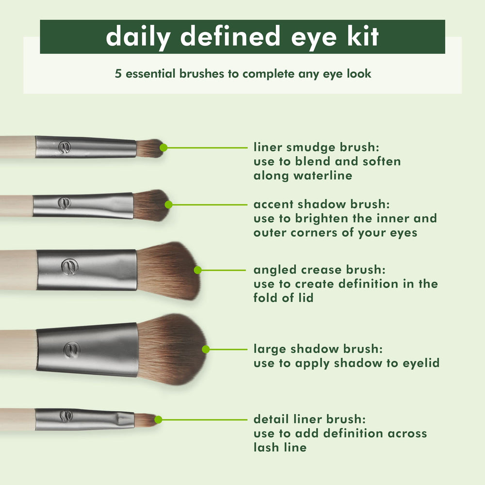 EcoTools Angled Crease Brush for precise definition