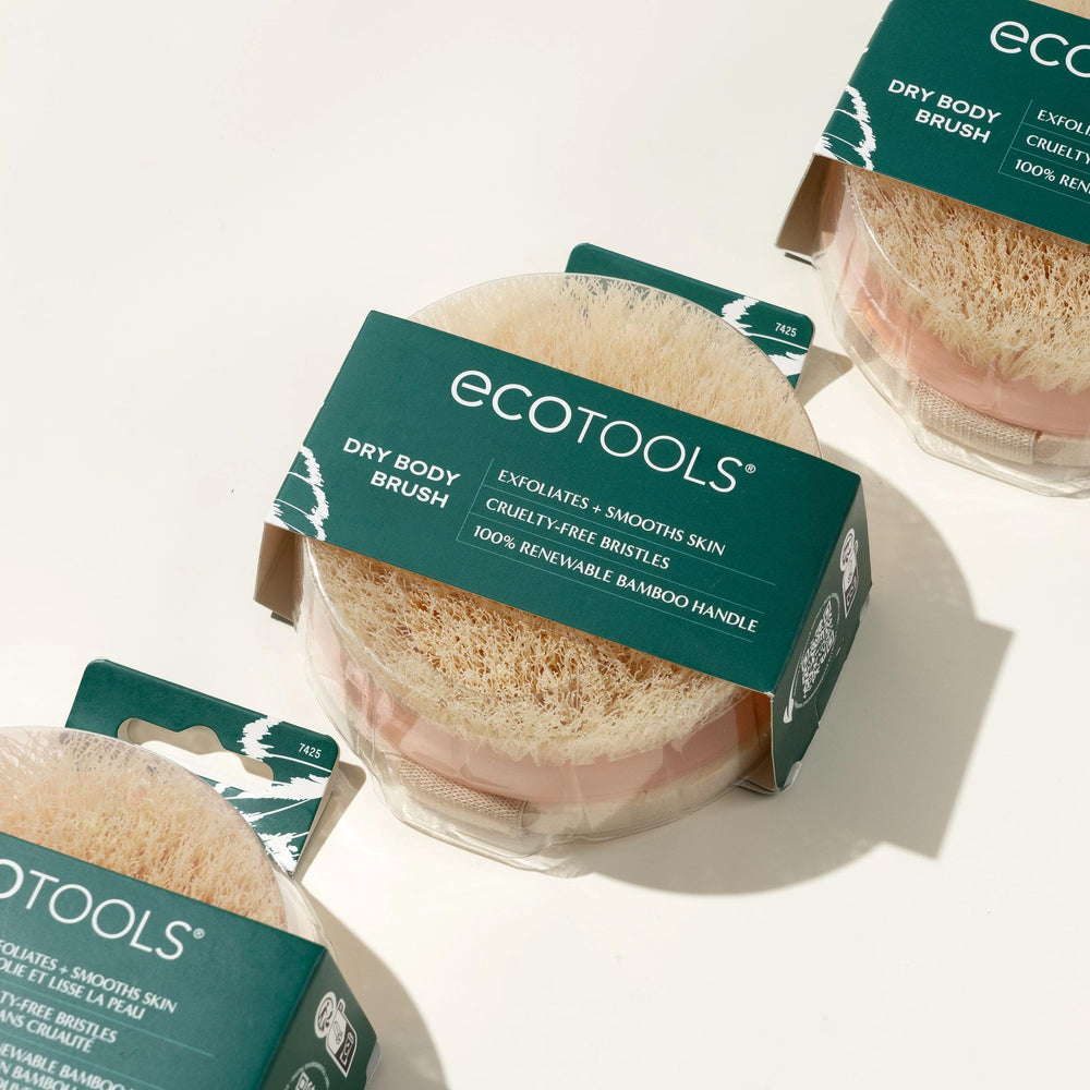 EcoTools packaging highlights vegan and cruelty-free status