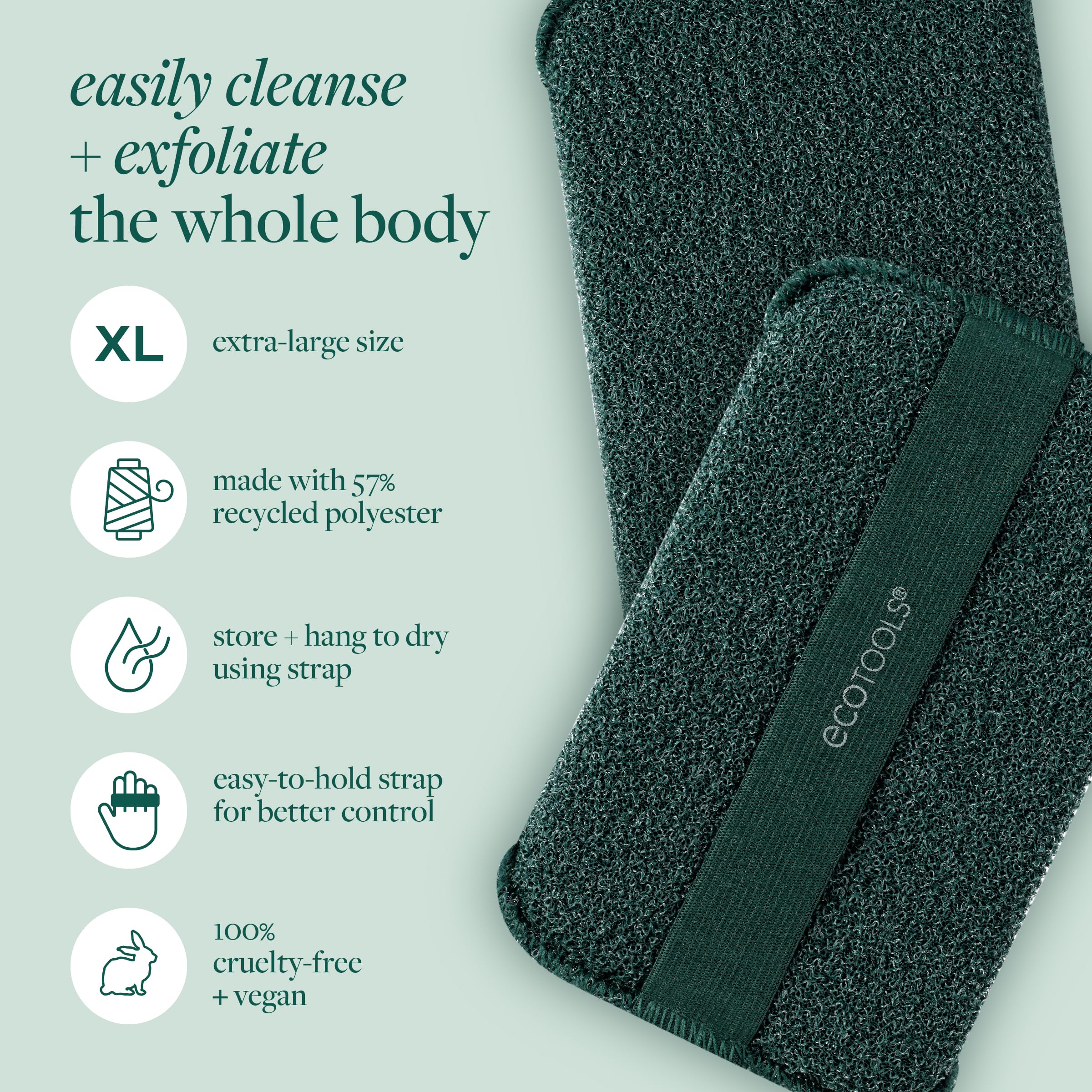 EcoTools esponja de cuerpo grande para limpieza diaria
