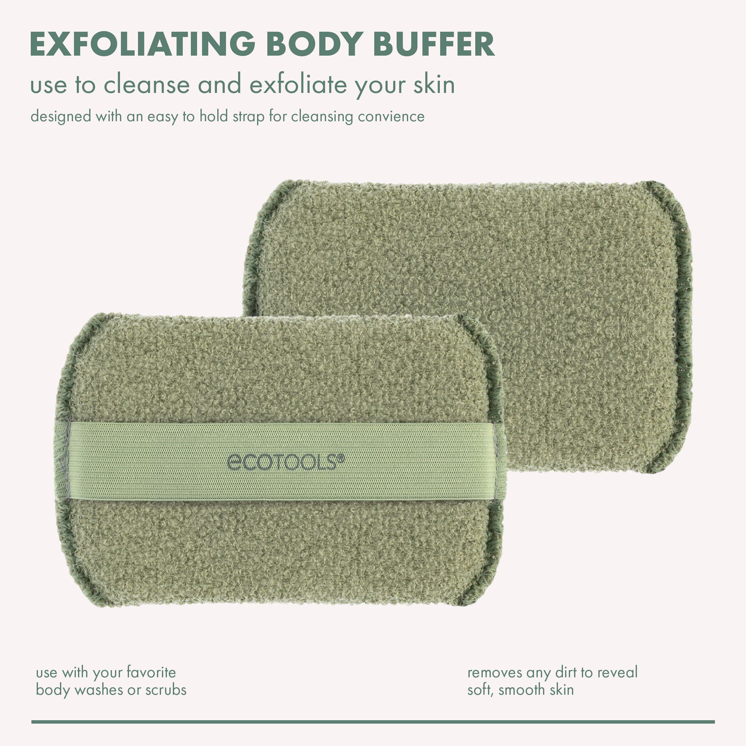EcoTools exfoliante corporal ideal para usar con gel de baño favorito.