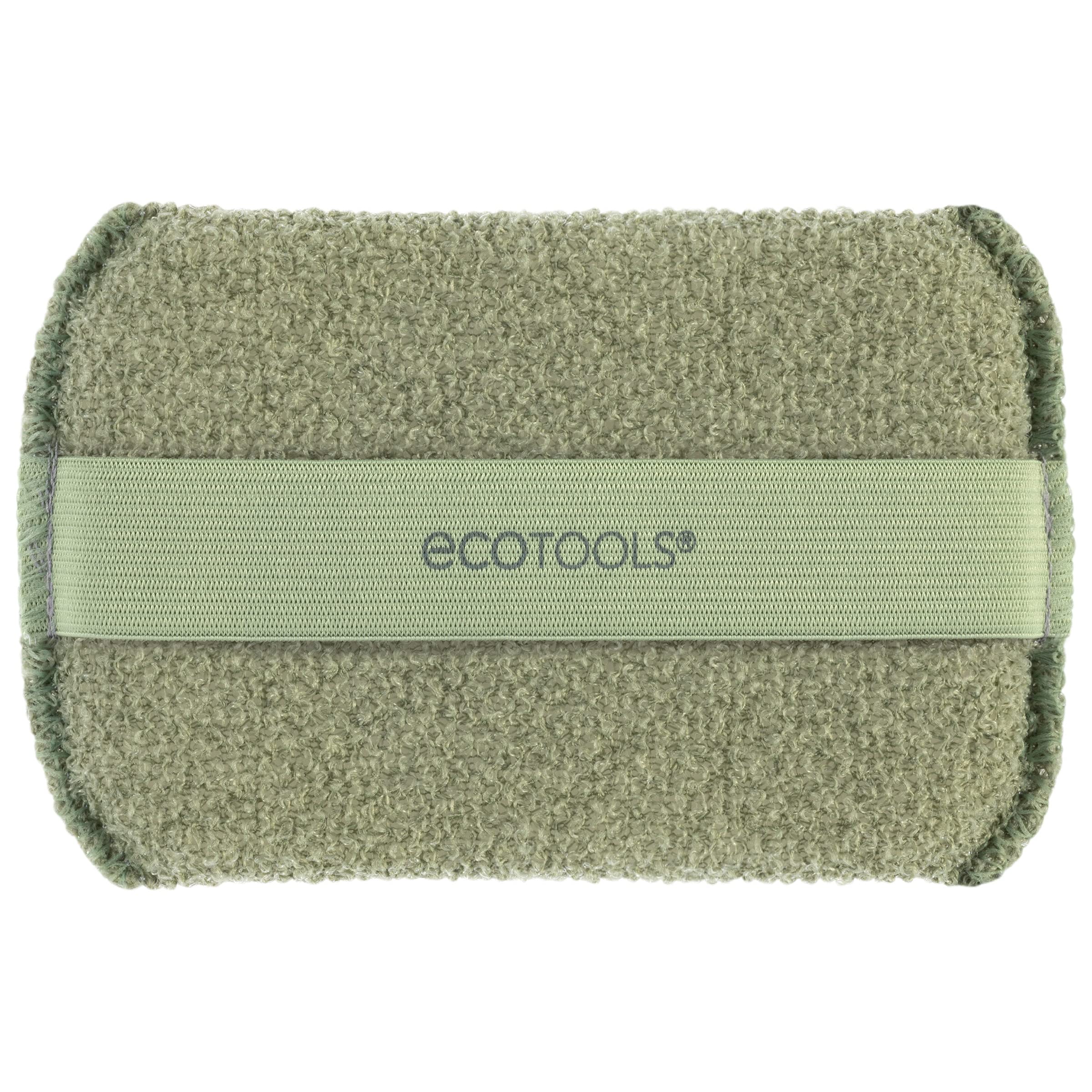 EcoTools exfoliante corporal con correa de sujeción para uso cómodo en la ducha.
