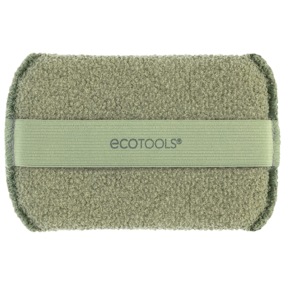 EcoTools exfoliante corporal con correa de sujeción para uso cómodo en la ducha.