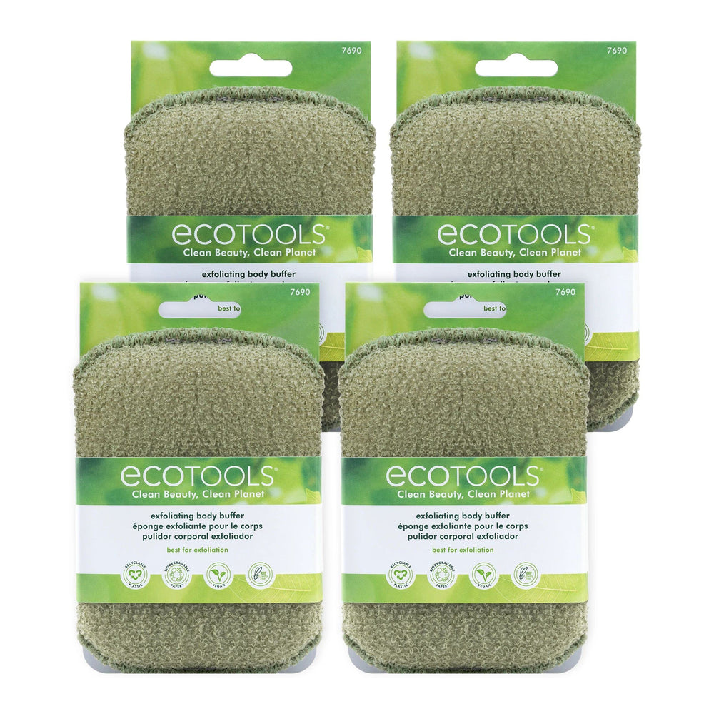 EcoTools exfoliante corporal con textura exfoliante suave para piel más suave y limpia.