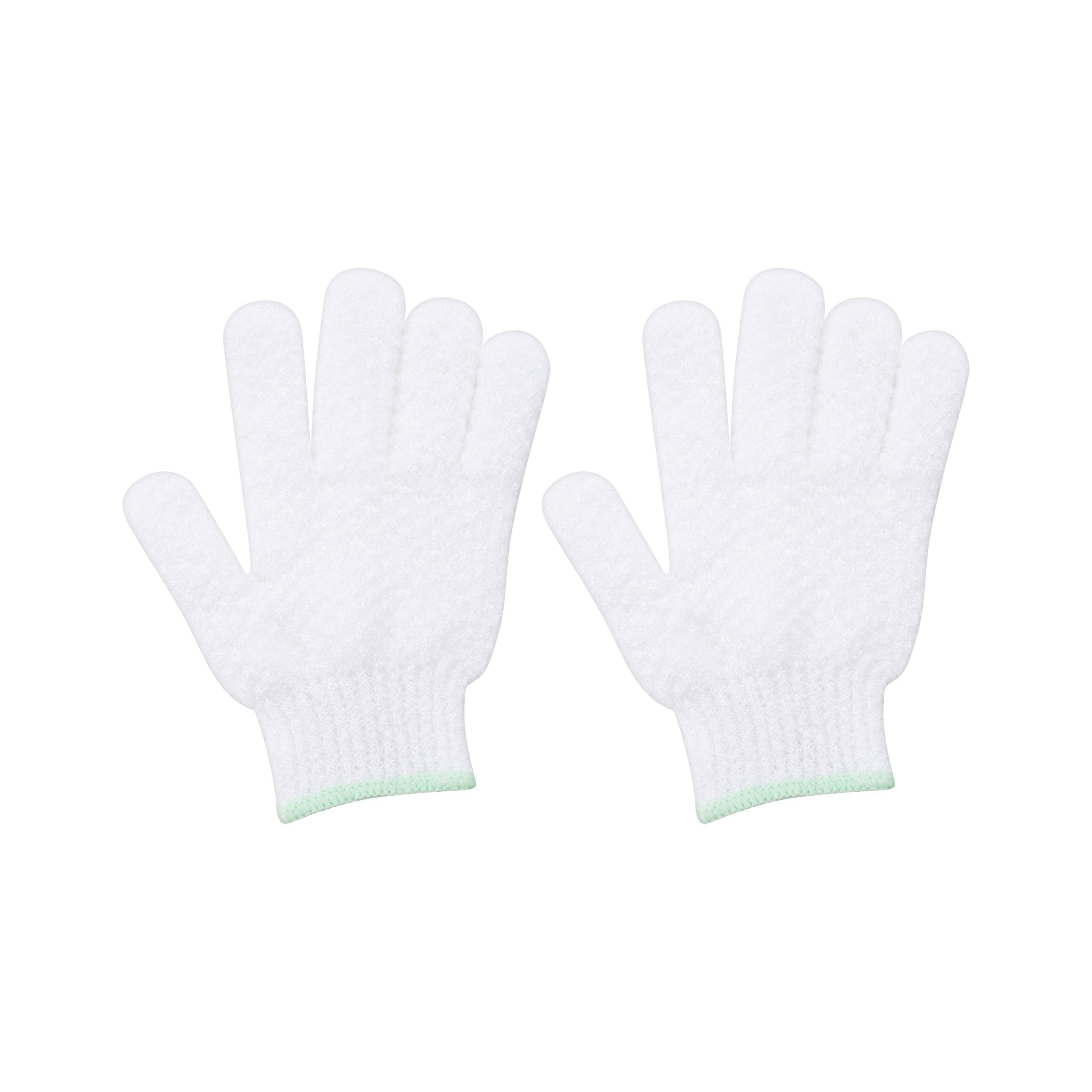 EcoTools guantes de baño primer plano exfoliación suave con aguacate