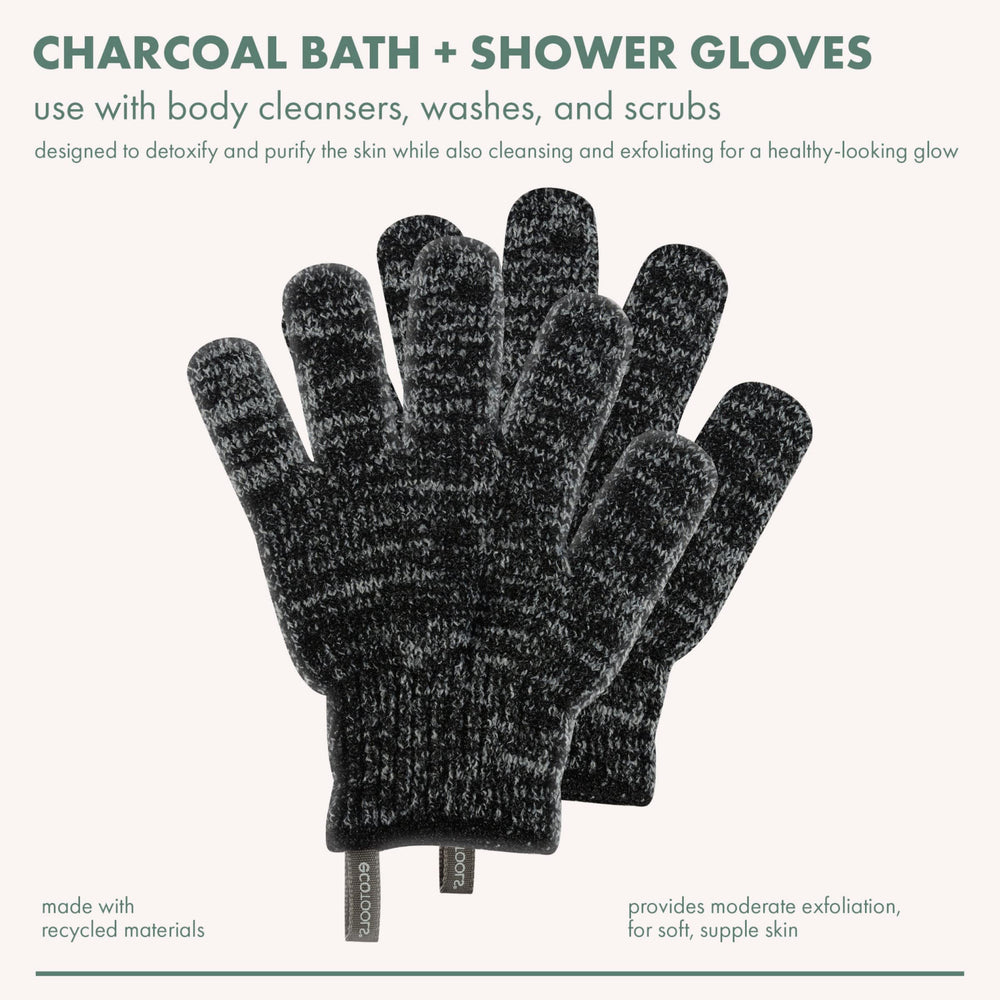 Guantes exfoliantes EcoTools para piel suave y limpia al usar gel