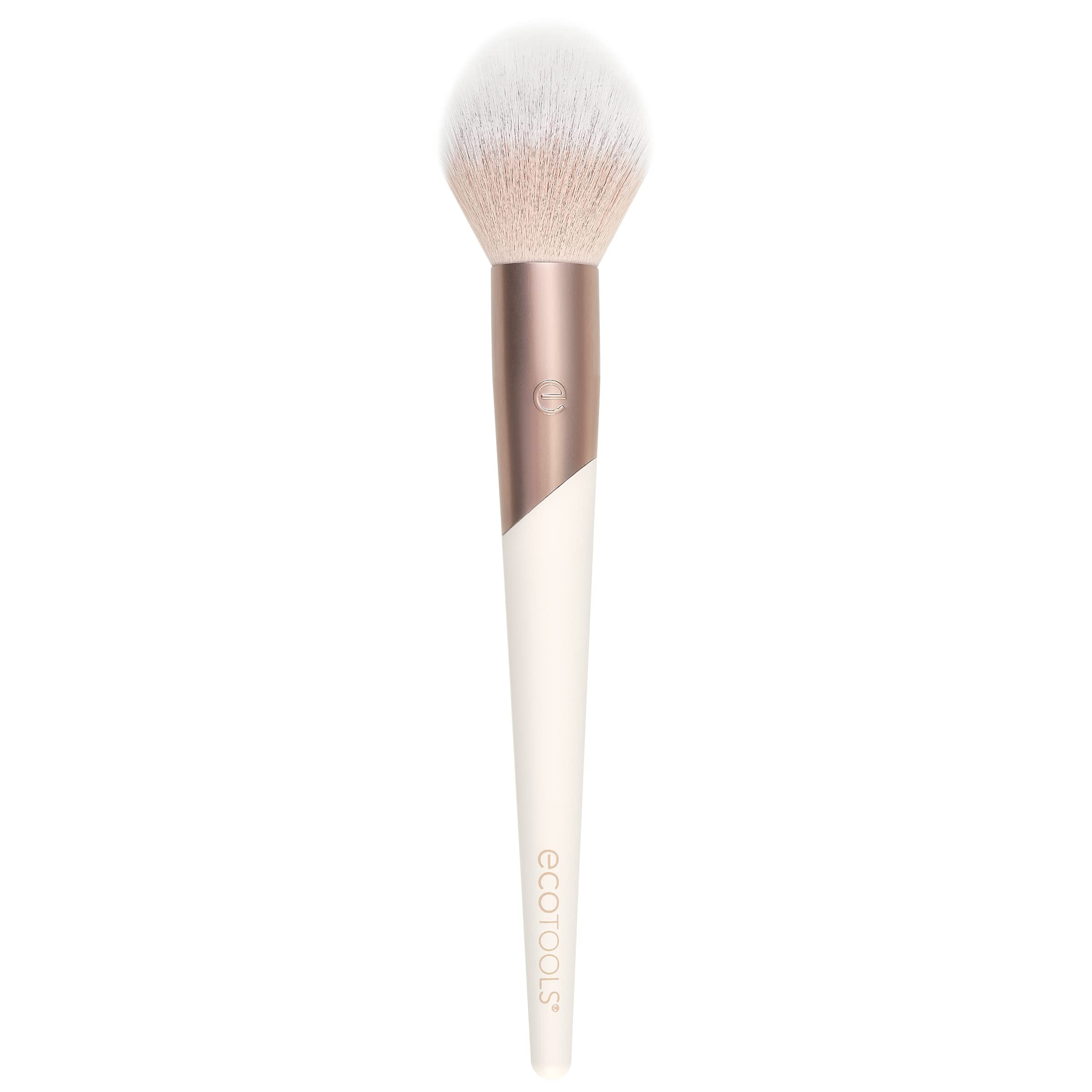 EcoTools Luxe Plush powder brush for blush and bronzer with soft bristles for smooth, buildable color