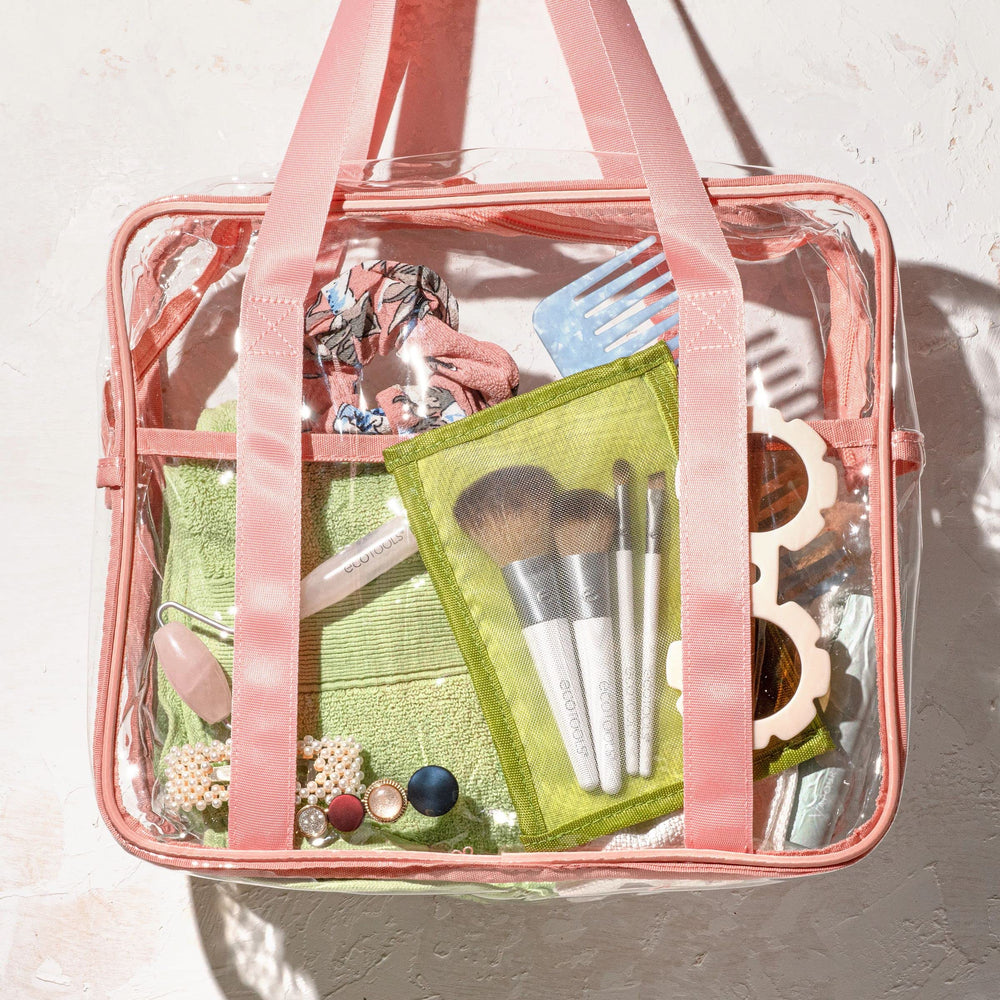 EcoTools On-The-Go Makeup Brush Bag keeps brushes organized while traveling