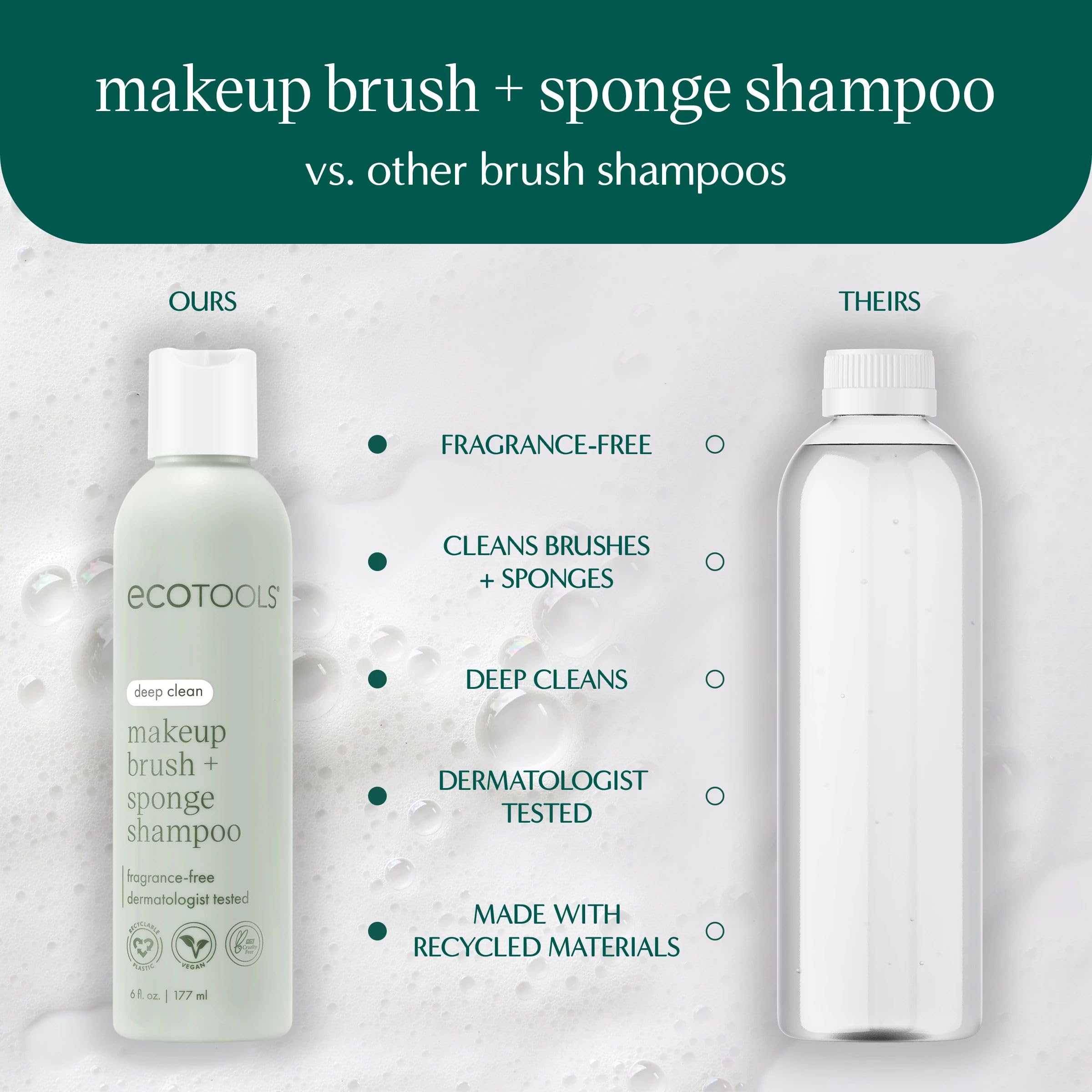 EcoTools plant-based cleanser formula for brushes and sponges
