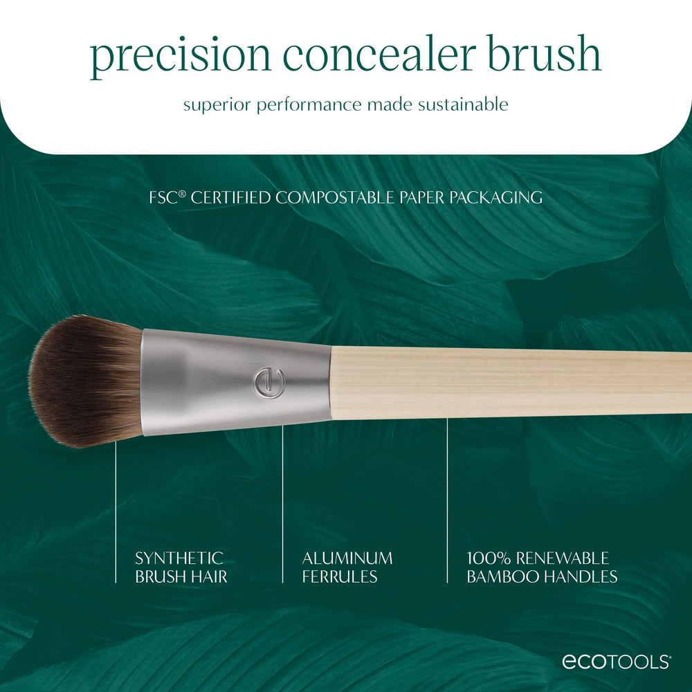 EcoTools Precision Concealer Brush nose area use for targeted coverage