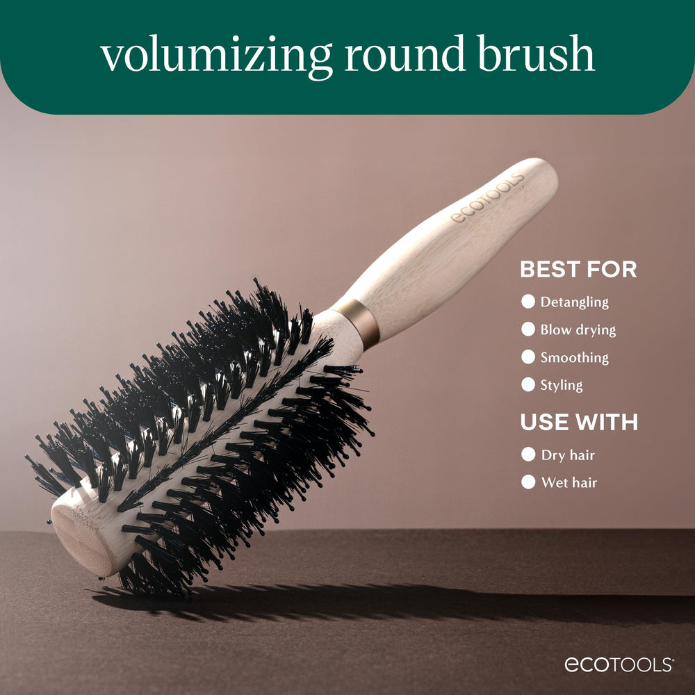 Boar bristles soften scalp and detangle while guiding natural oils for shine