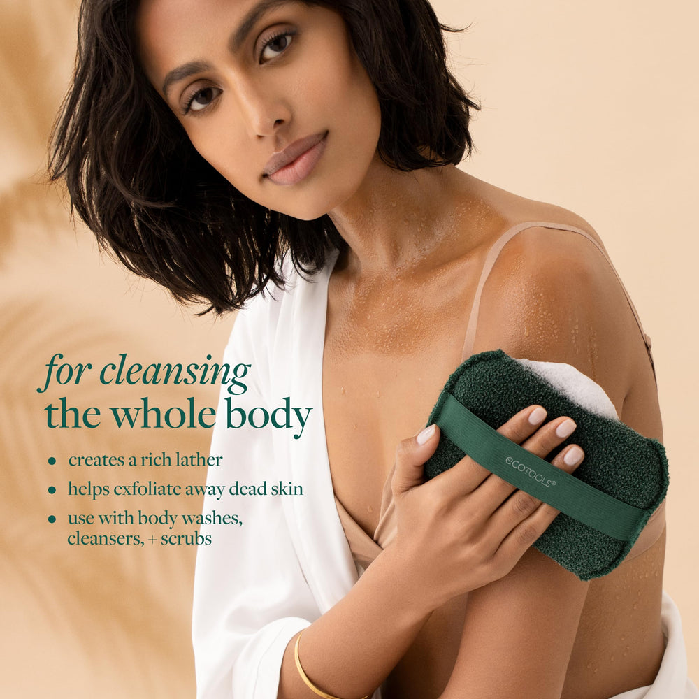EcoTools esponja de cuerpo con correa para masaje controlado