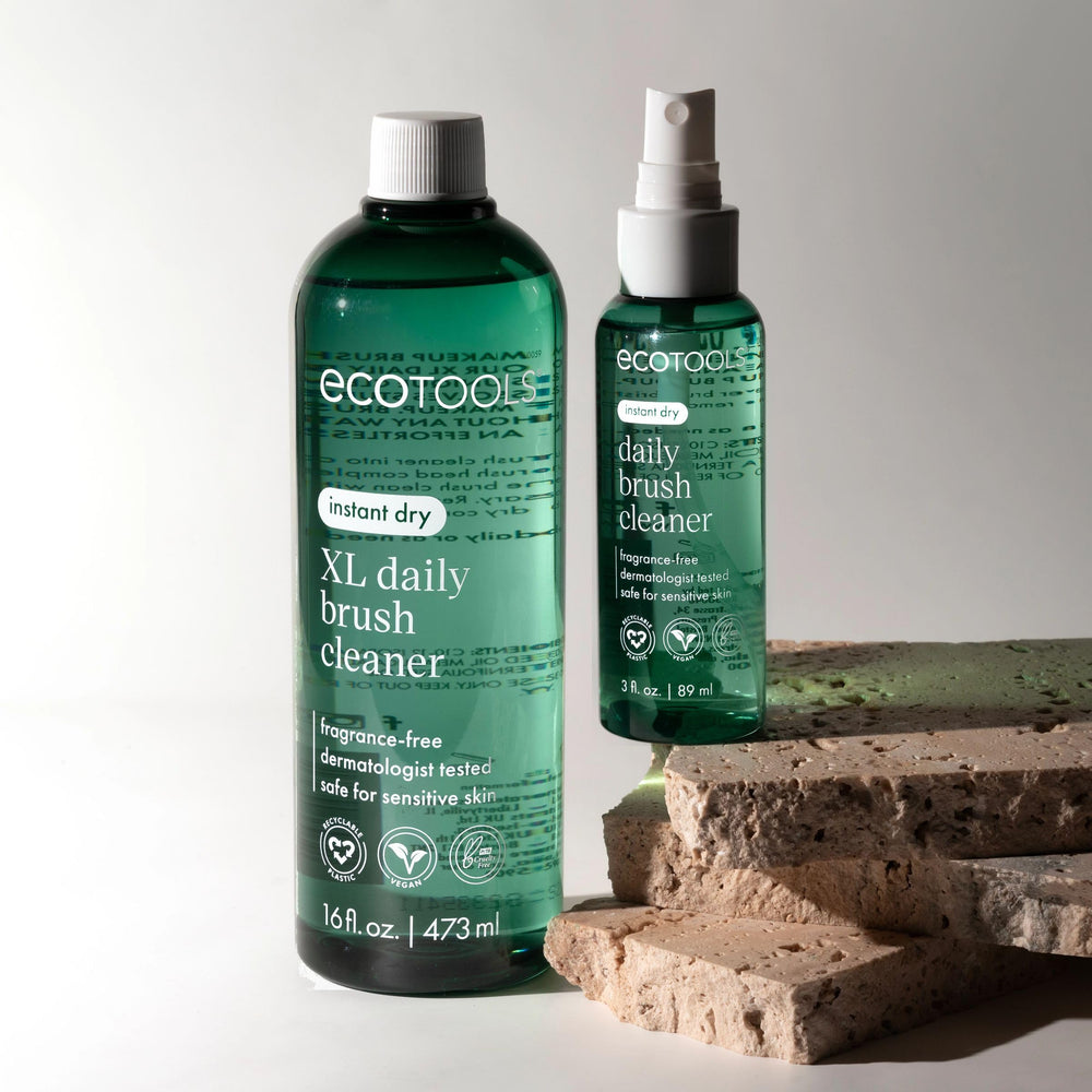 EcoTools cruelty-free vegan badge on product packaging