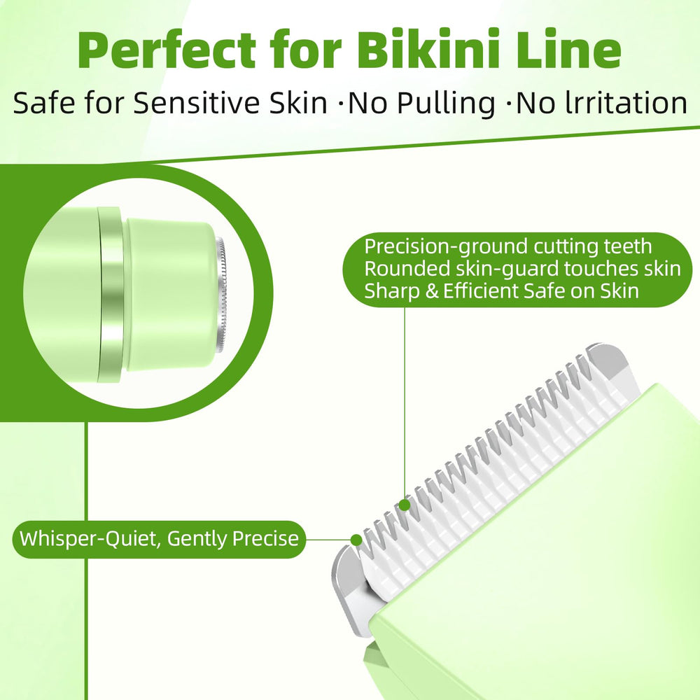 EcoVibe bikini-trimmer compact design fits travel kits