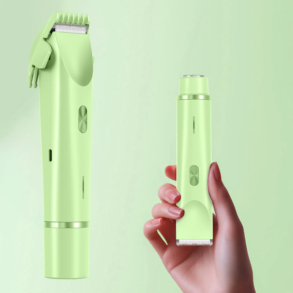 EcoVibe bikini-trimmer low-noise motor for discreet use