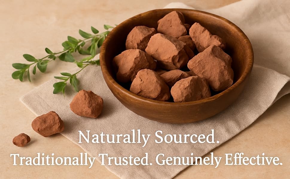EcoVista arcilla roja comestible: usos-cocina para alimentos y recetas simples.