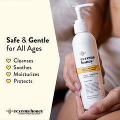 ECZEMA HONEY ingredientes-avena-miel: avena y miel calman la piel.