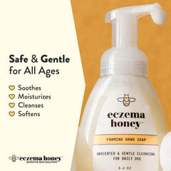 ECZEMA HONEY – ingredientes orgánicos visibles para el cuidado de la piel.