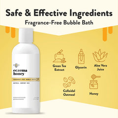 Limpieza suave ECZEMA HONEY para uso diario en cuerpo y cabello.