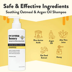 Eczema Honey Nourishing Shampoo with oat seed extract for gentle scalp care