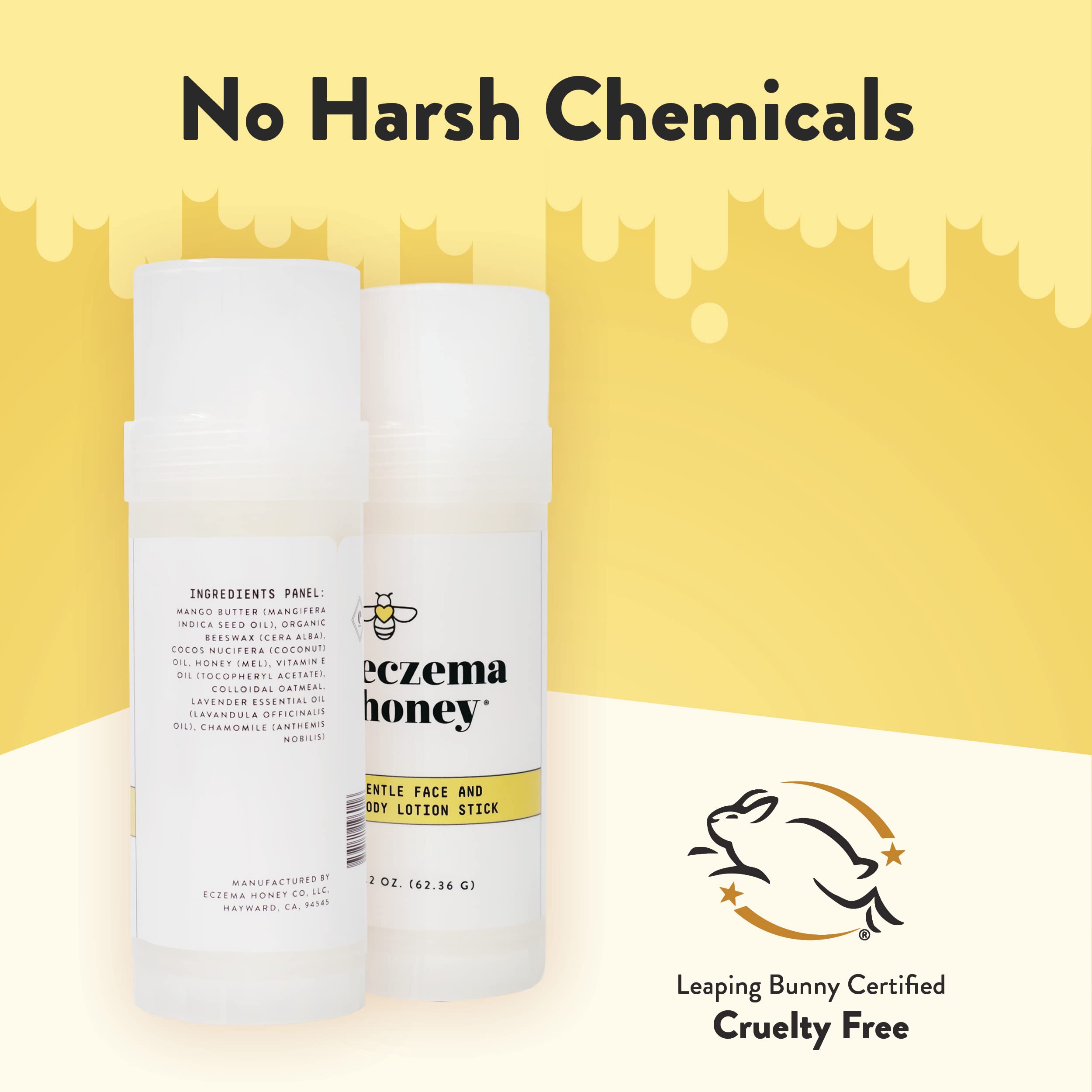ECZEMA HONEY prueba dermatológica y sin fragancias